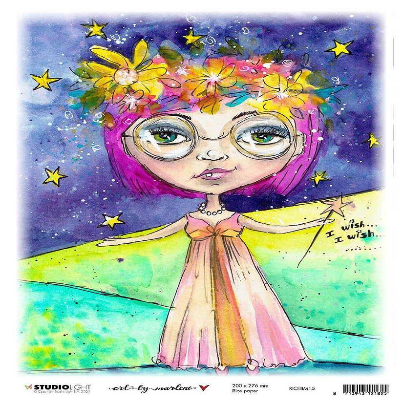 Studio Light Art by Marlene Rice Paper Marlene's World nr15 Oriental