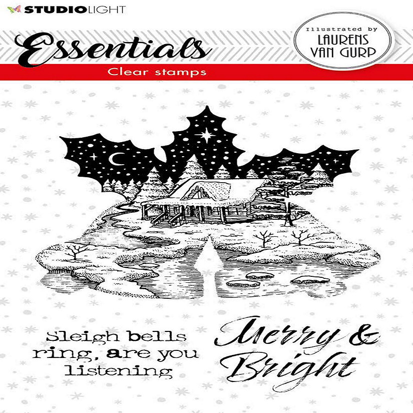 Studio Light BL Clear Stamp Christmas Bells Essentials 105x148mm nr114 Image