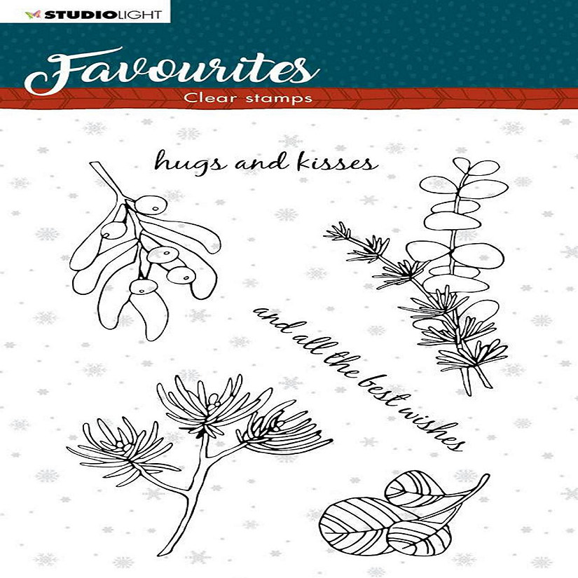 Studio Light Clear Stamp Winter's Favourites 105x148mm nr504 Image