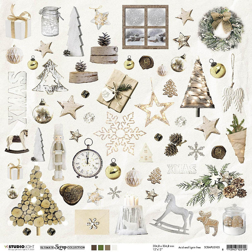 Studio Light Scrap 200gr Christmas Ultimate Scrap Collection nr105