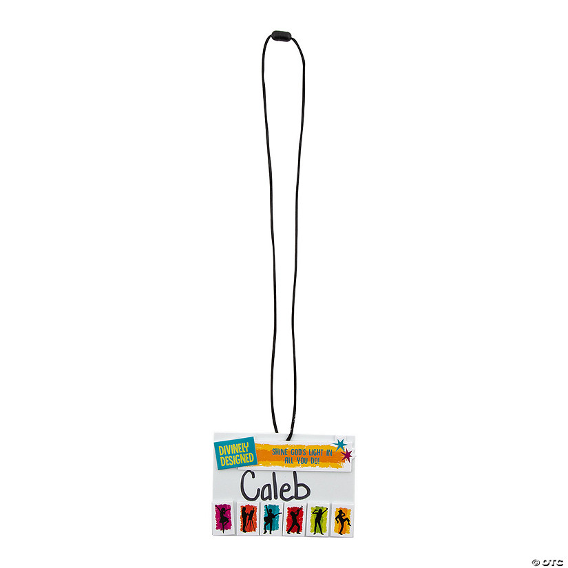 Studio VBS Name Tag Necklace Craft Kit - Makes 12 Image