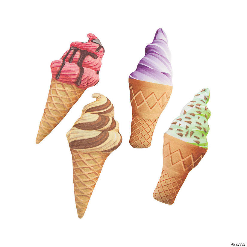 Stuffed Ice Cream Cones - 12 Pc. Image