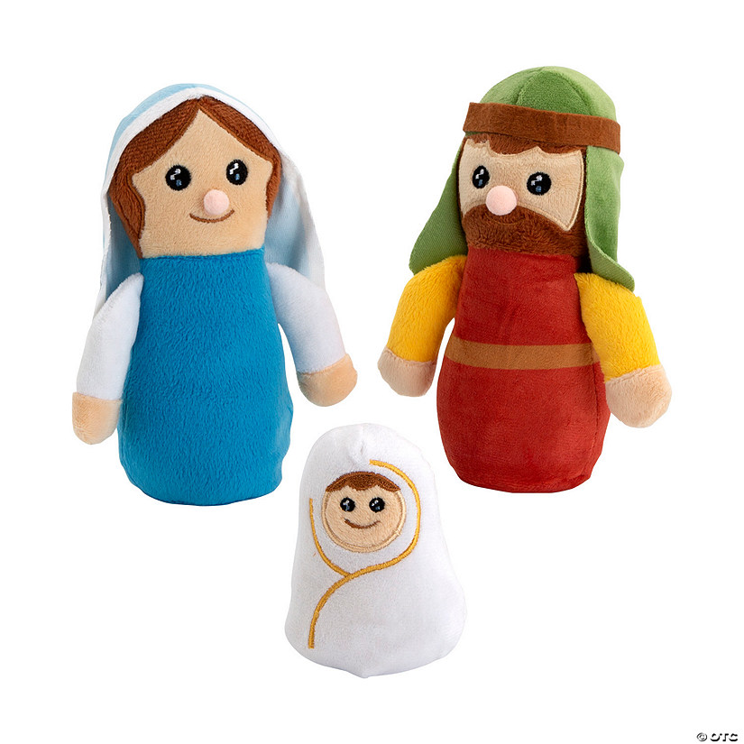 Stuffed Nativity Character Set - 3 Pc. Image