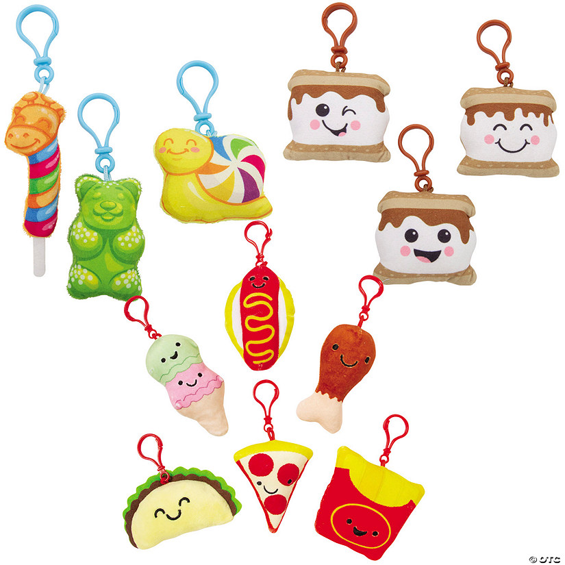 Stuffed Novelty Character Backpack Clips Kit - 36 Pc. Image