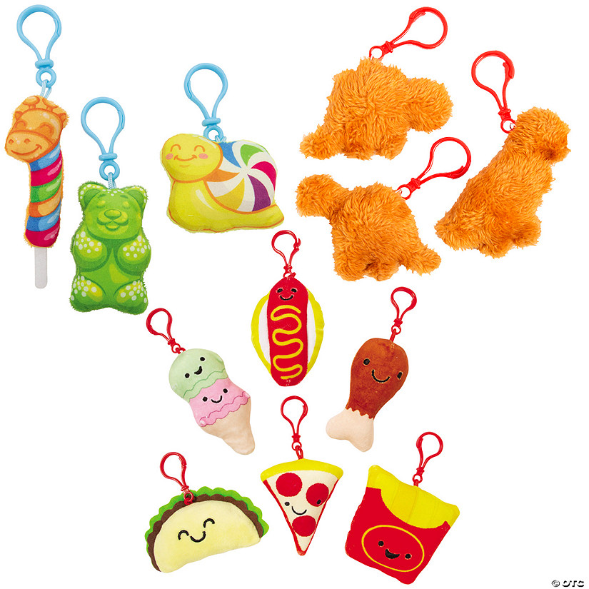 Stuffed Novelty Character Backpack Clips Kit - 36 Pc. Image