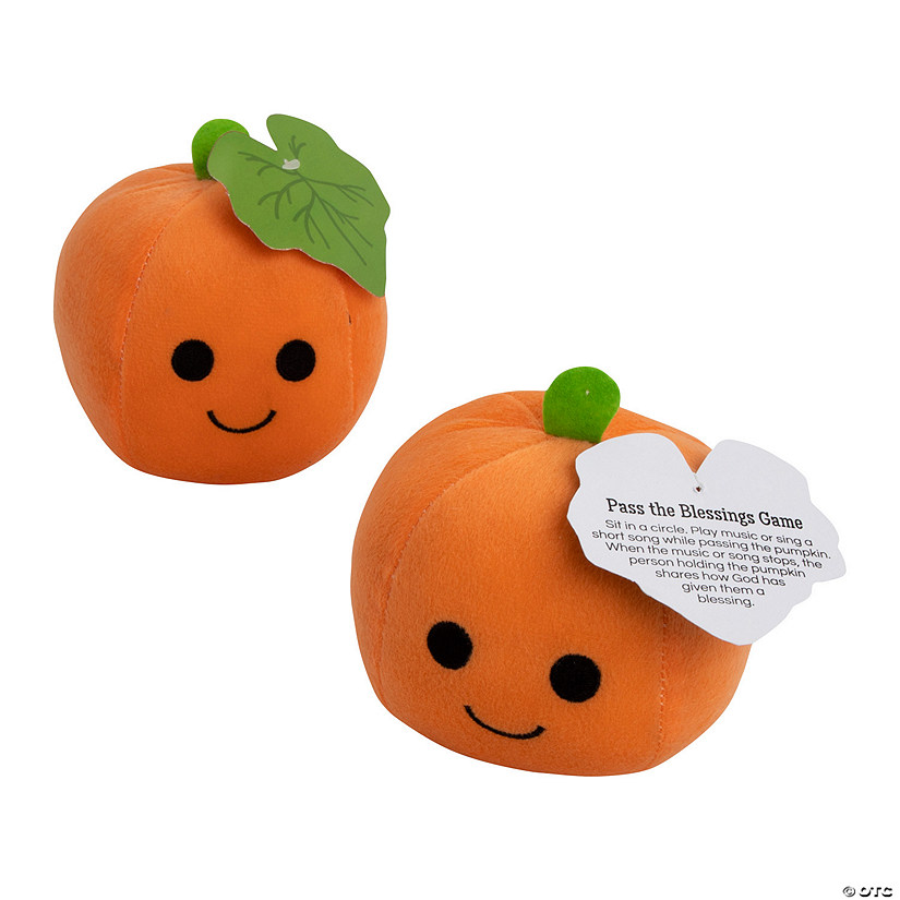 Stuffed Pumpkin Pass the Blessings Games - 12 Pc. Image