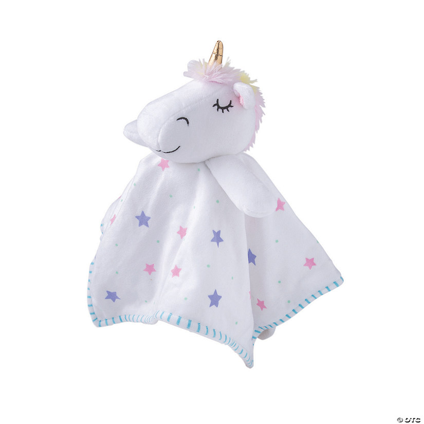 Stuffed Unicorn Baby Security Blanket Image