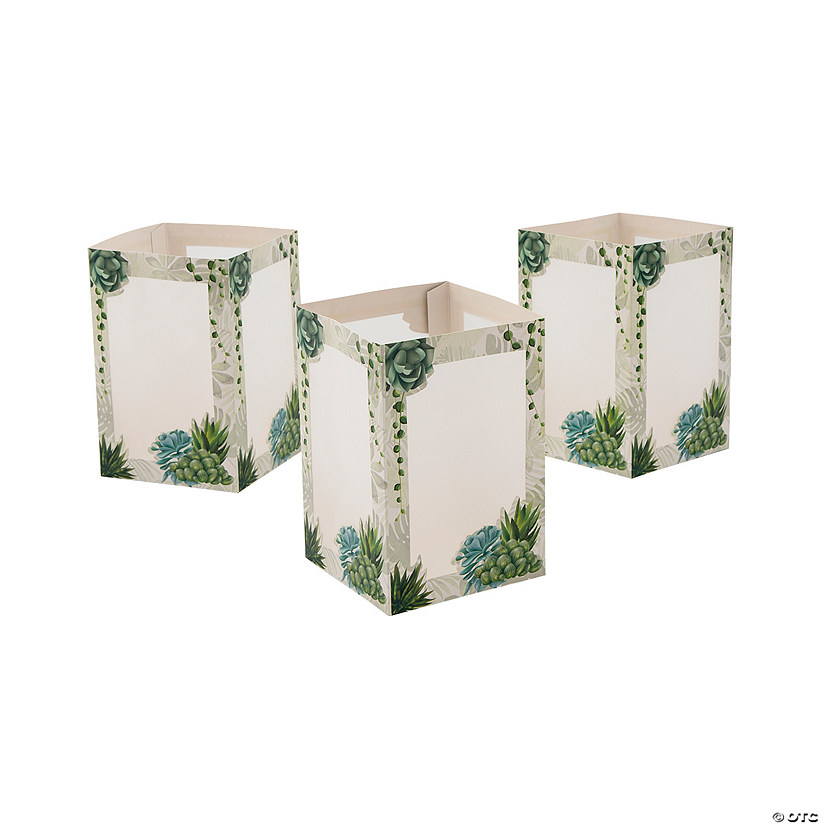 Succulents Lantern Centerpieces - 3 Pc. Image