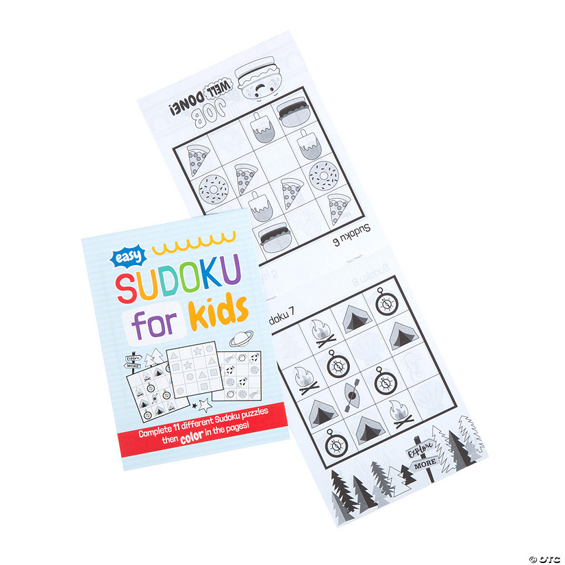 Sudoku for Kids Activity Books - 24 Pc. Image