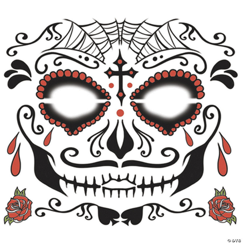 Sugar Man Temporary Face Tattoo Image