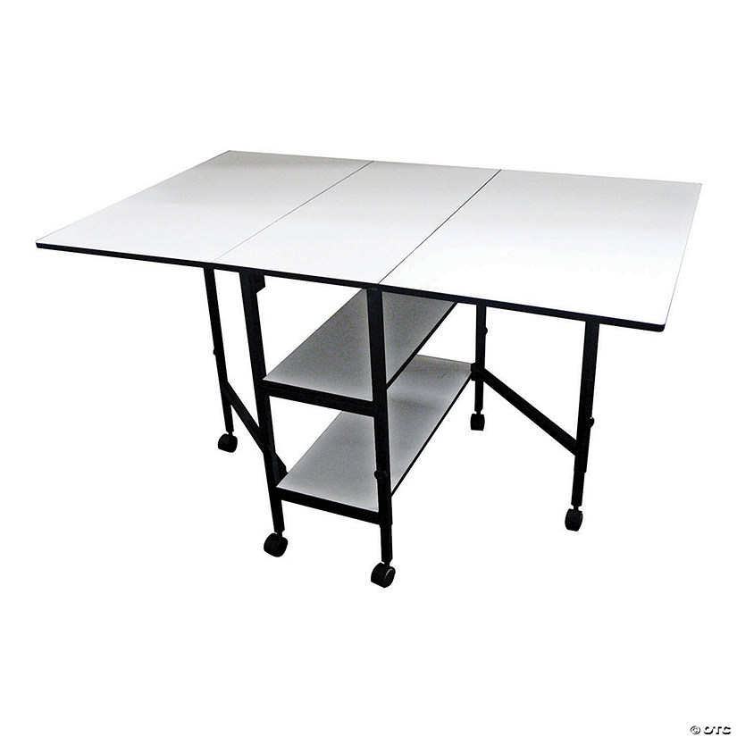 Sullivans Home Hobby Adjustable Height Foldable Table - 59"x35.8" Image