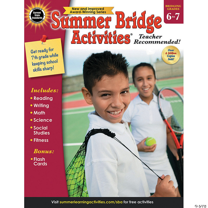 Summer Bridge Activities Gr 6-7 | Oriental Trading