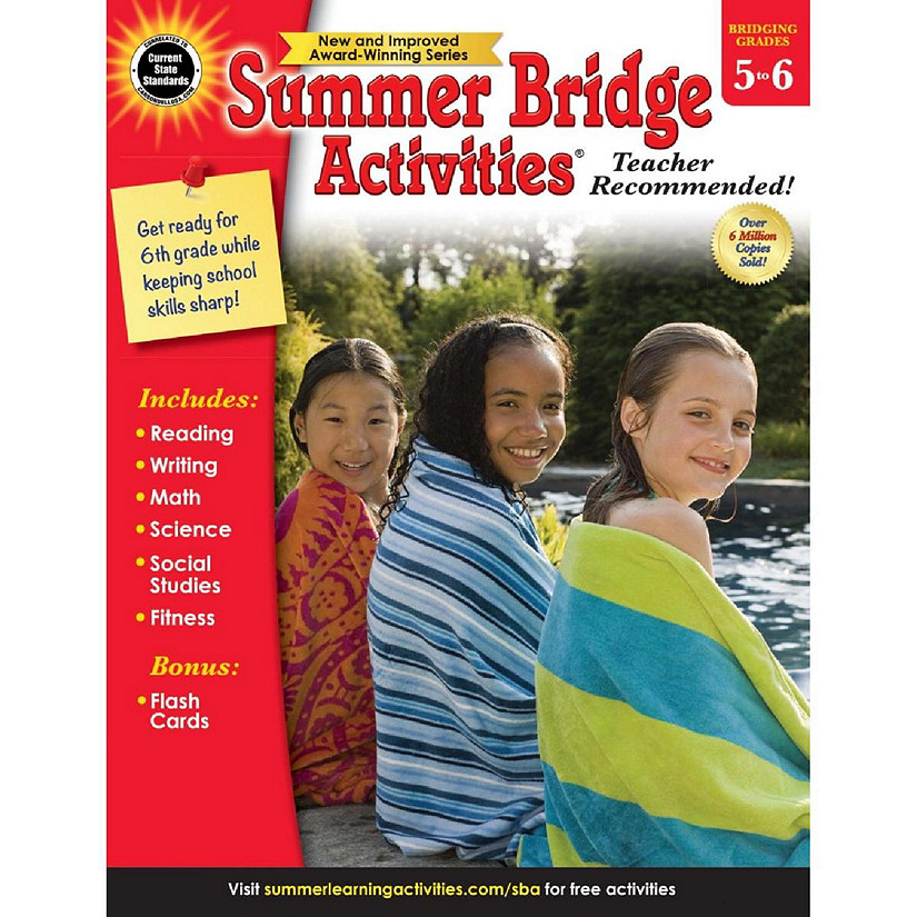 Summer Bridge Activities, Grades 5 - 6 Image