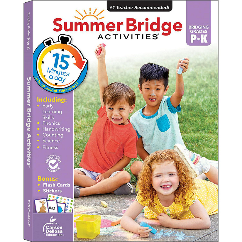 Summer Bridge Activities, Grades PK - K Image