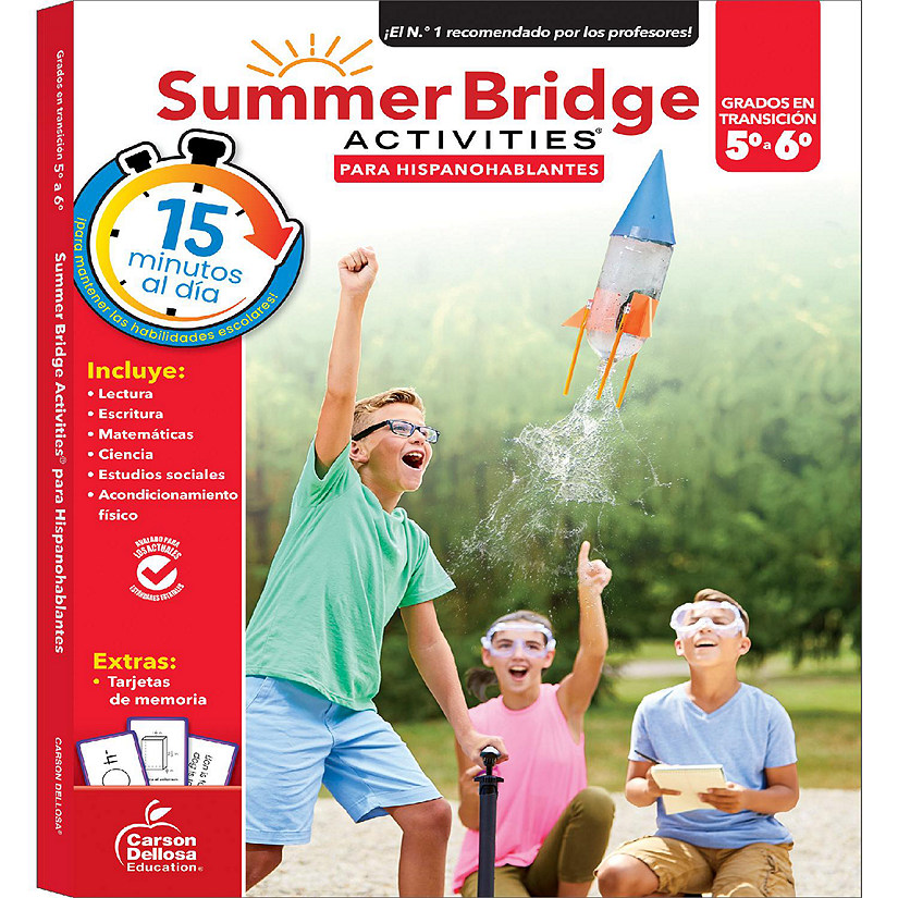 Summer Bridge Activities Spanish 5-6, Grades 5 - 6 Image