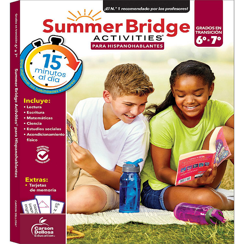 Summer Bridge Activities Spanish 6-7, Grades 6 - 7 Image