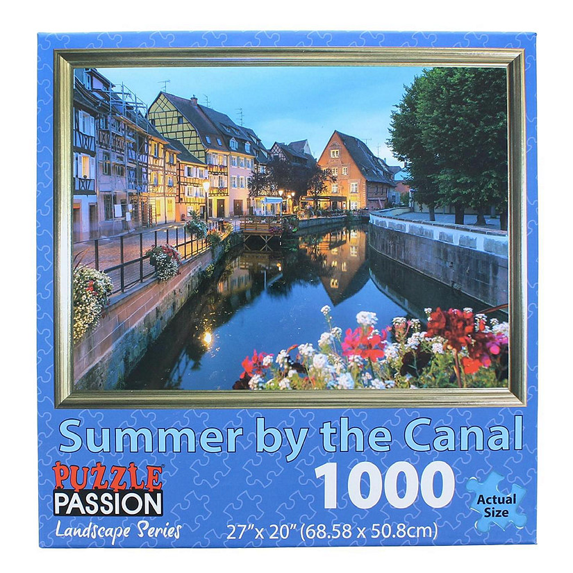 Summer Canal 1000 Piece Landscape Jigsaw Puzzle Image