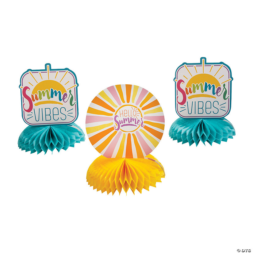 Summer Party Centerpieces 3 Pc. Oriental Trading