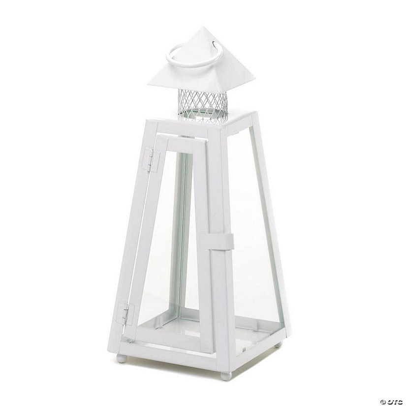 Summit White Candle Lantern 11.5" Image