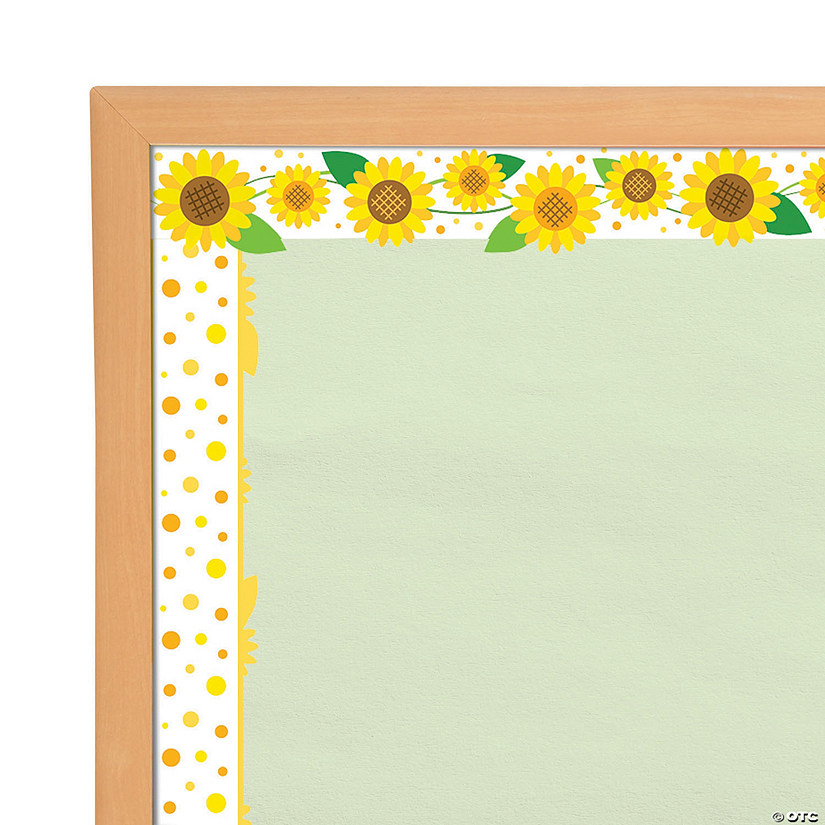 Sunflower DoubleSided Bulletin Board Borders 12 Pc. Oriental Trading