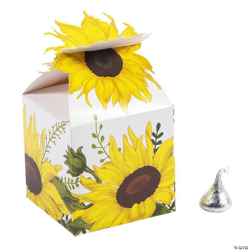 Sunflower Favor Boxes Image