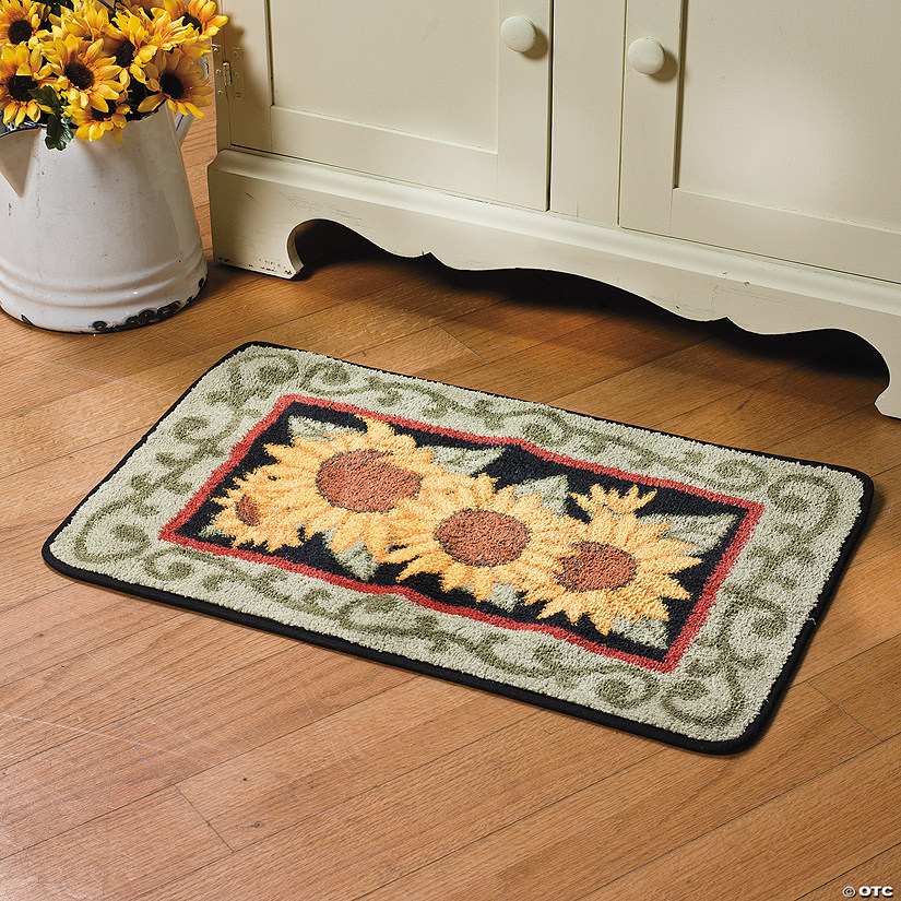 Sunflower Hooked Rug Discontinued
