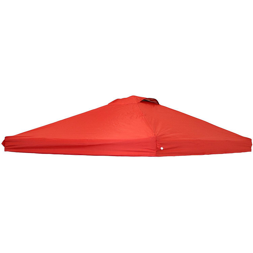 Sunnydaze Premium Pop-Up Canopy Shade with Vent - 10' x 10' - Red Image