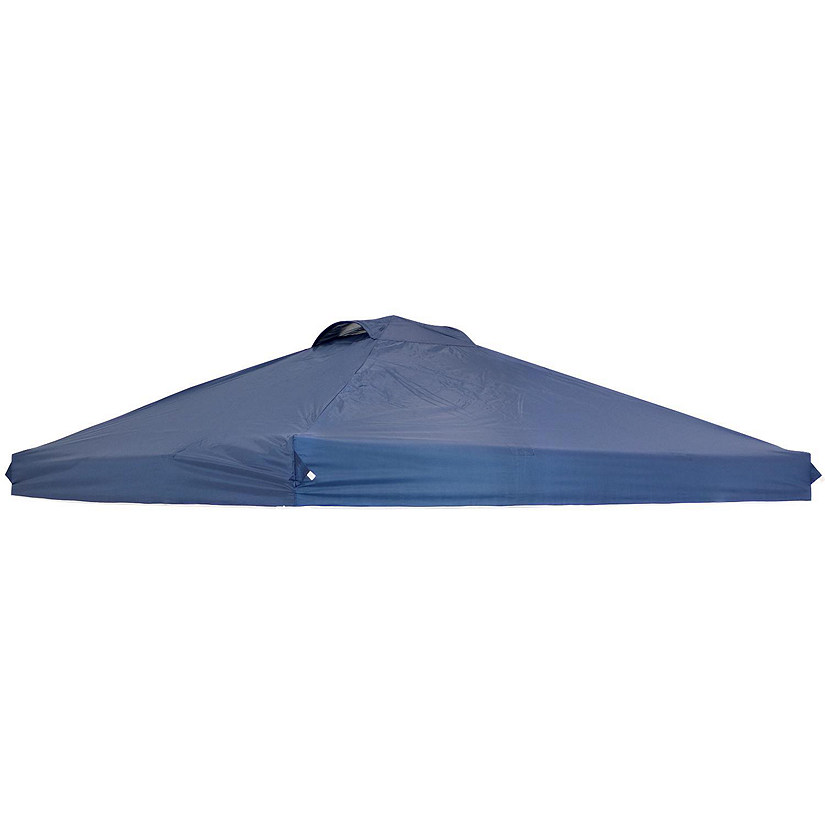 Sunnydaze Premium Pop-Up Canopy Shade with Vent - 12' x 12' - Blue Image