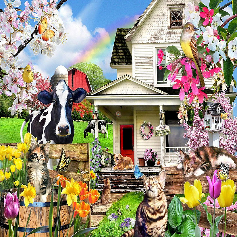 Sunsout A Spring Day 300 pc  Jigsaw Puzzle Image
