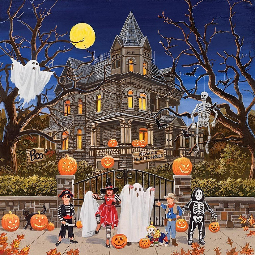 Sunsout Beware Haunted House 1000 pc  Jigsaw Puzzle Image