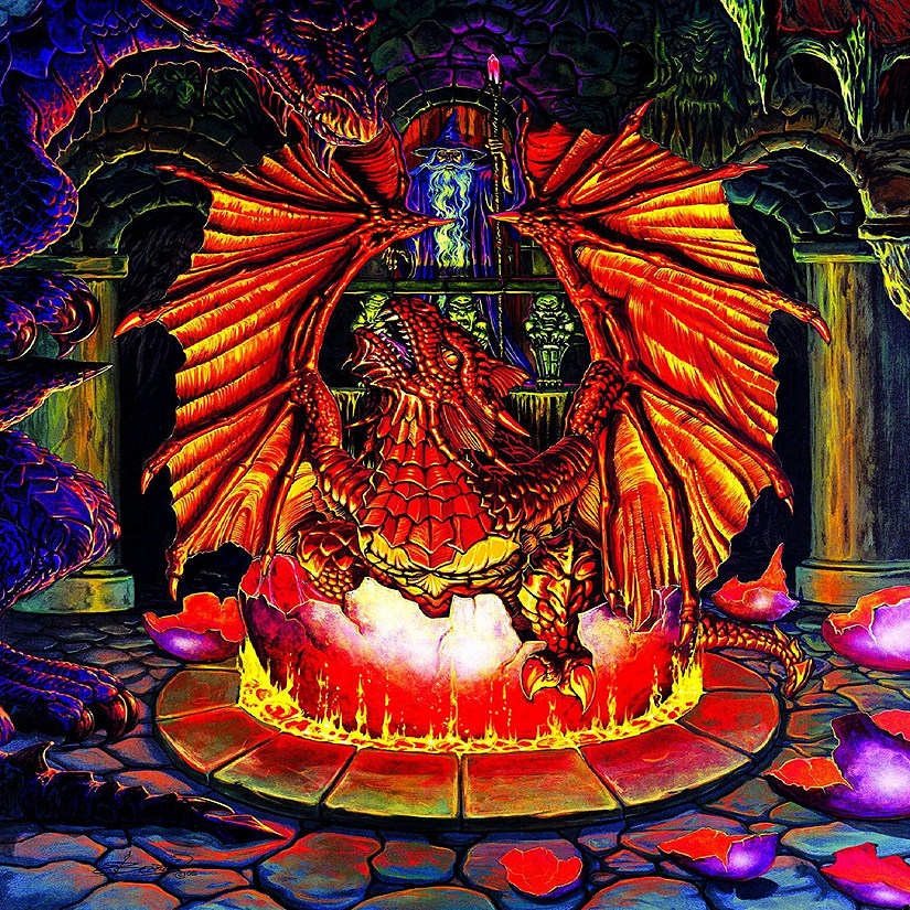 Sunsout Birth of a Fire Dragon 1000 pc  Jigsaw Puzzle Image