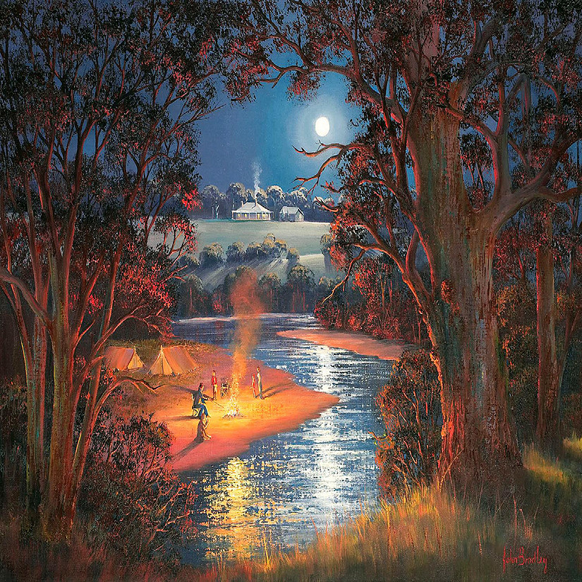 Sunsout Camping Out 1000 pc  Jigsaw Puzzle Image