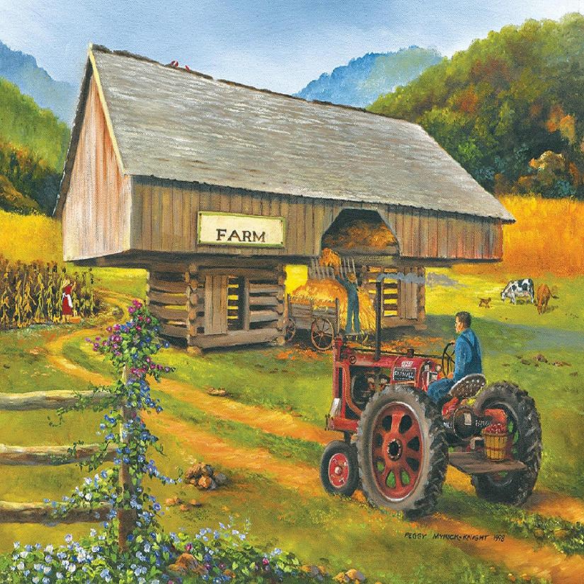 Sunsout Cantilever Barn 300 pc  Jigsaw Puzzle Image