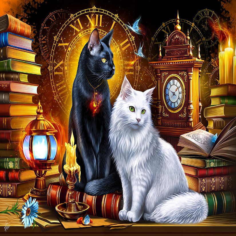Sunsout Cats and Clocks 1000 pc  Jigsaw Puzzle Image