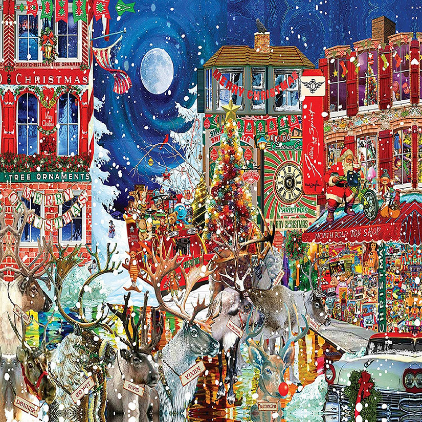 Sunsout Christmas Collage 1000 pc  Jigsaw Puzzle Image