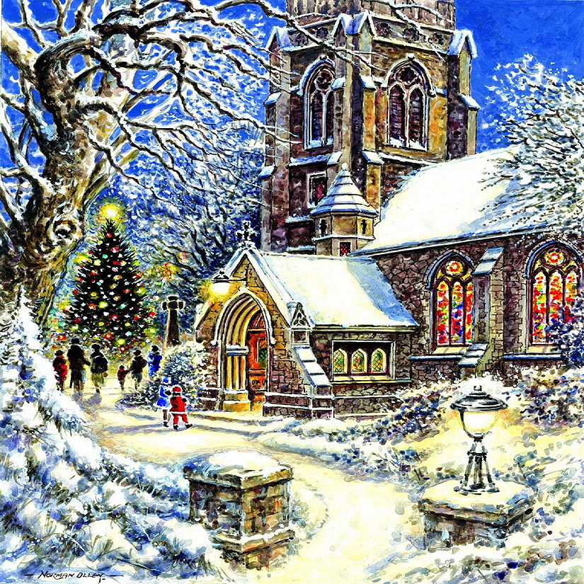 Sunsout Church in the Snow 1000 pc  Jigsaw Puzzle Image