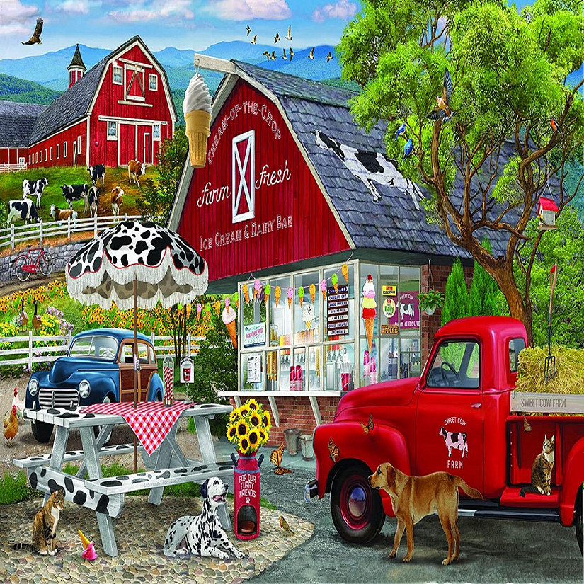 Sunsout Dairy Bar 300 pc Jigsaw Puzzle Oriental Trading