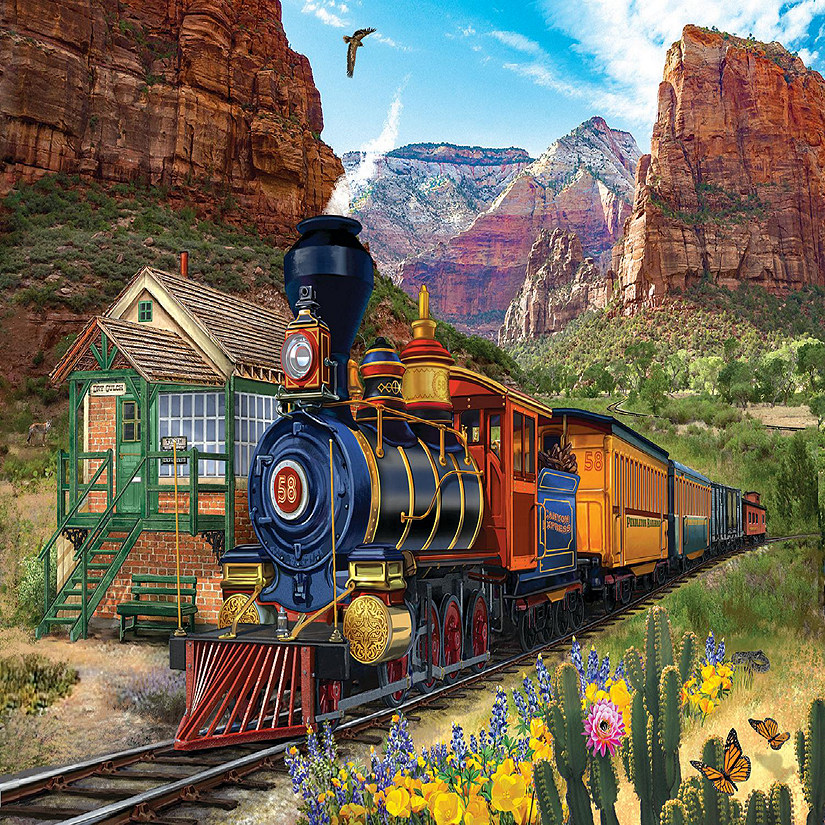 Sunsout Dry Gulch 1000 pc Large Pieces Jigsaw Puzzle Image
