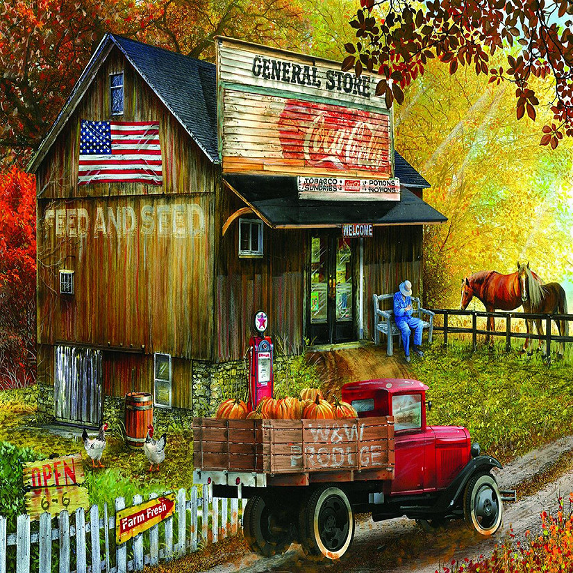 Sunsout Feed and Seed General Store 1000 pc  Jigsaw Puzzle Image
