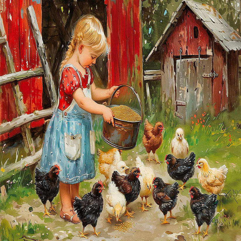 Sunsout Feeding Time 1000 pc  Jigsaw Puzzle Image