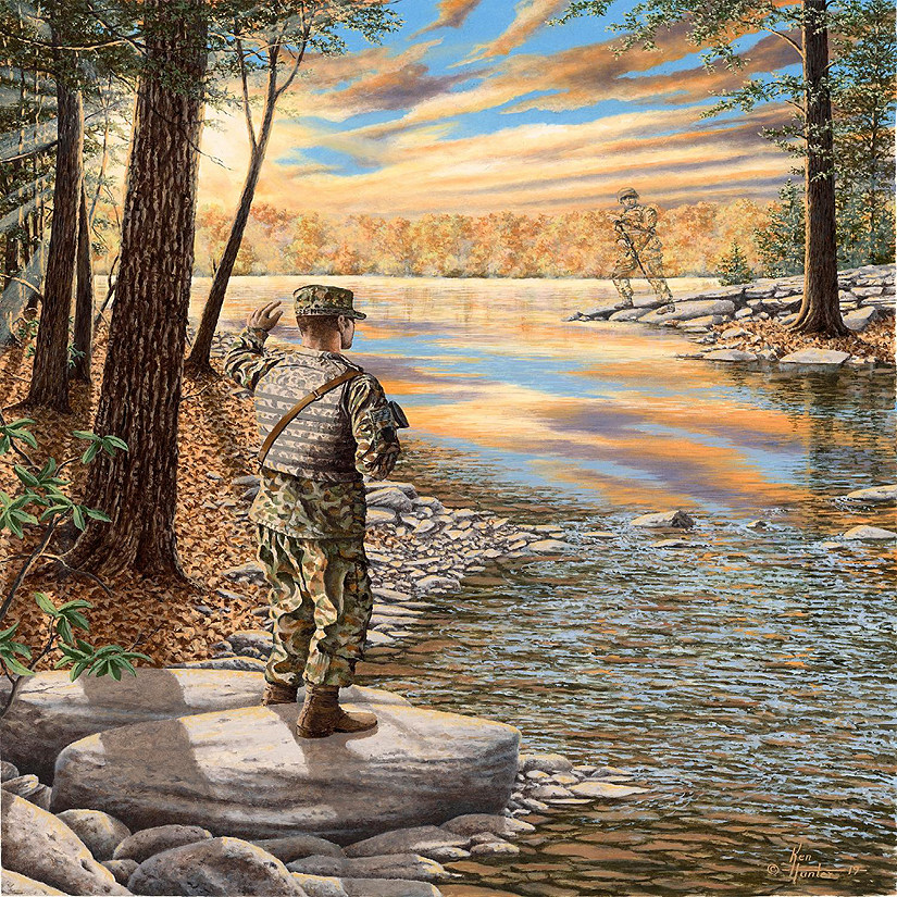 Father and son fishing trip jigsaw puzzle