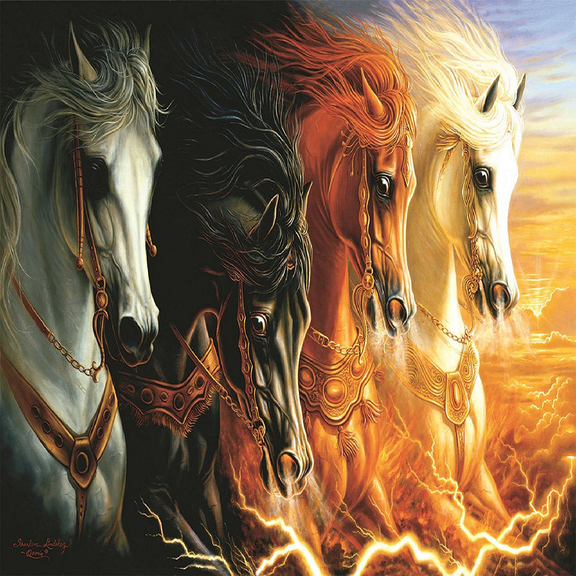 Sunsout Four Horses of the Apocalypse 1000 pc  Jigsaw Puzzle Image