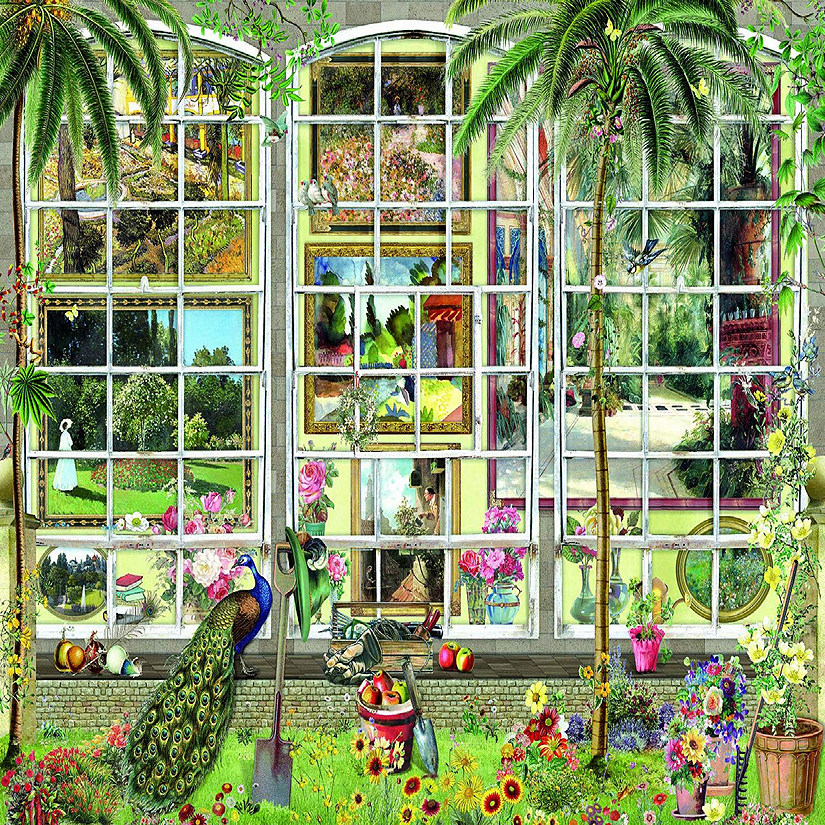 Sunsout Gardens in Art 1000 pc  Jigsaw Puzzle Image