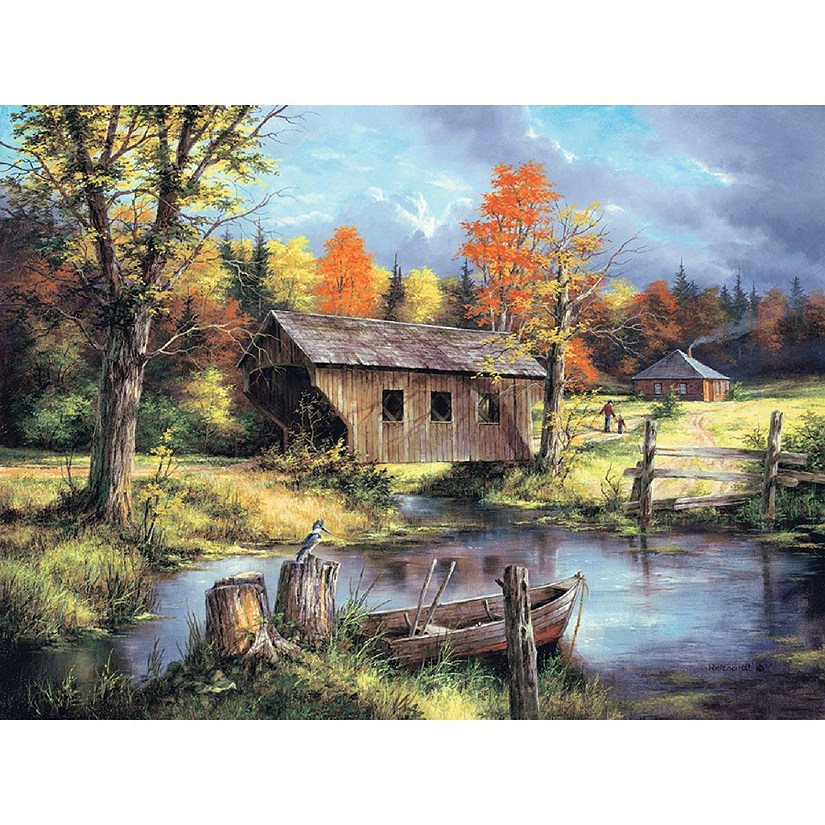 Sunsout Home from the Field 500 pc  Jigsaw Puzzle Image