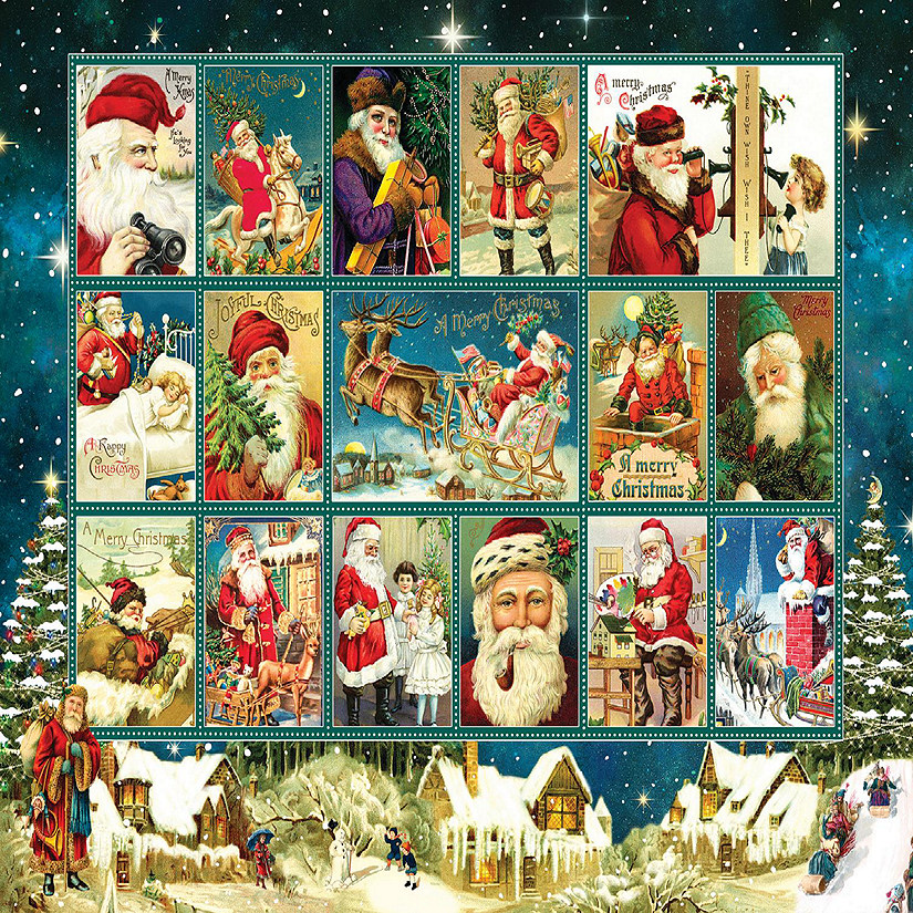 Sunsout Jolly Old Saint Nicholas 300 pc  Jigsaw Puzzle Image