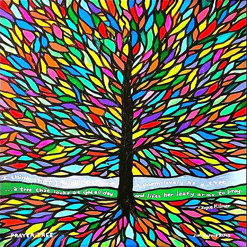 Sunsout Kilmer Prayer Tree 500 pc  Jigsaw Puzzle Image