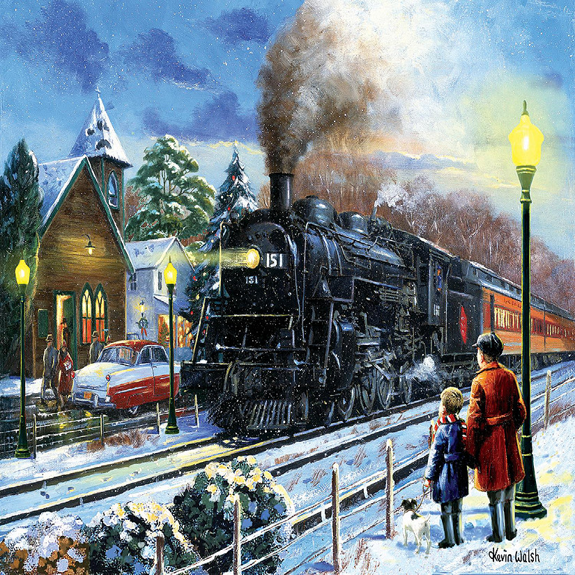 Sunsout Leaving on a Snowy Night 300 pc  Jigsaw Puzzle Image