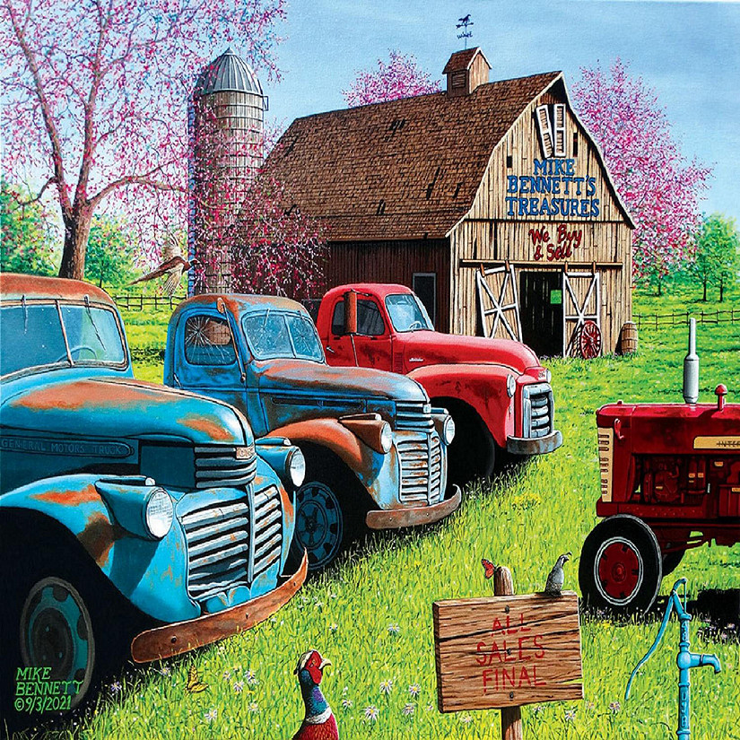 Sunsout Mike Bennett's Treasures 500 pc  Jigsaw Puzzle Image