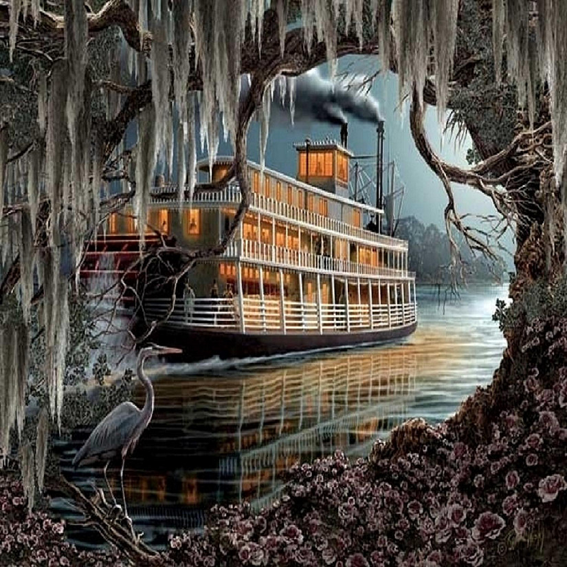 Sunsout Night on the River 1000 pc  Jigsaw Puzzle Image