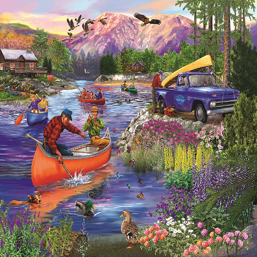 Sunsout Out on the Lake 1000 pc  Jigsaw Puzzle Image